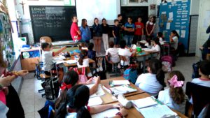 Visita didáctica de 1º ESO-A a 3º EP-B