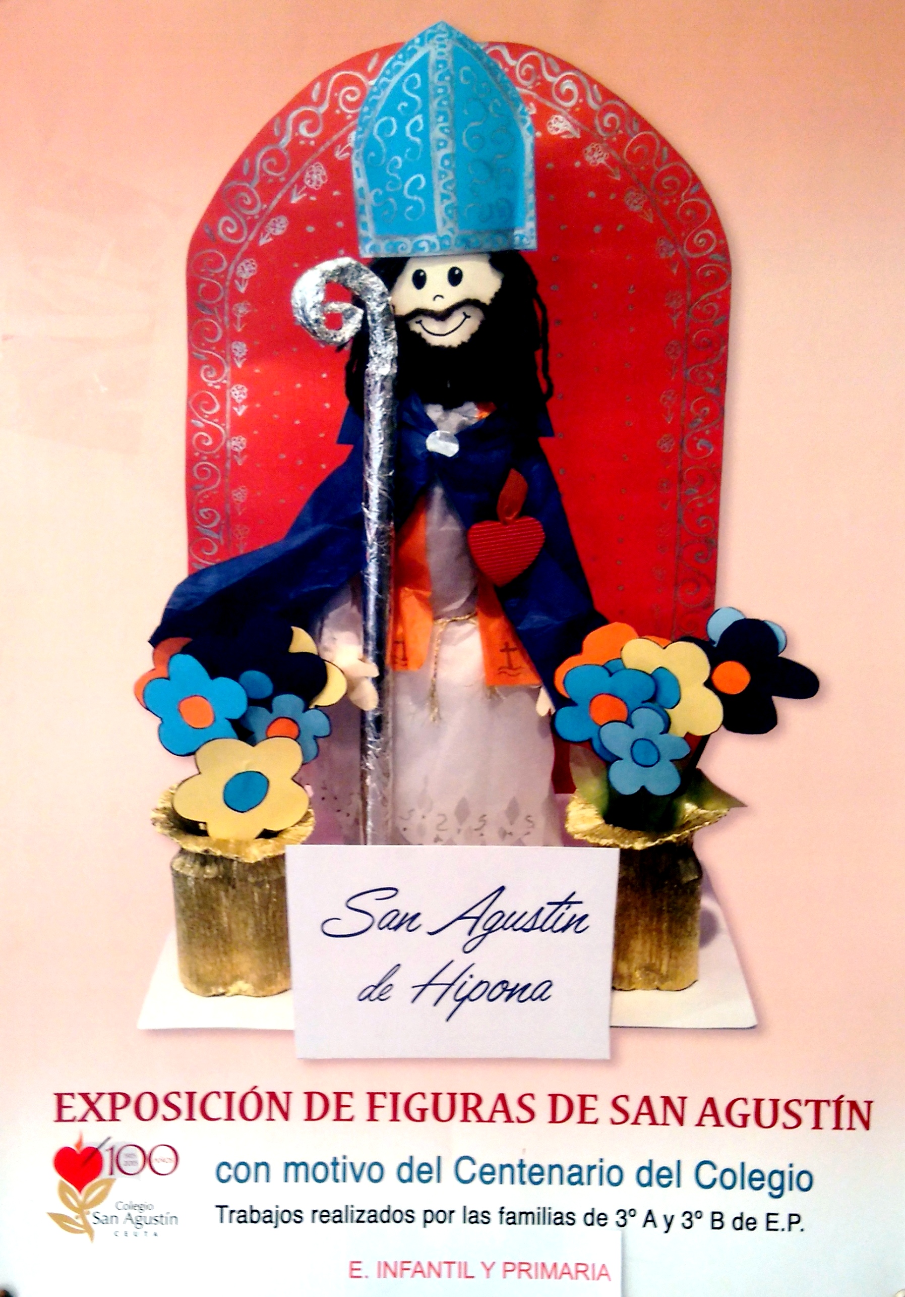 Exposición de figuras de san Agustín