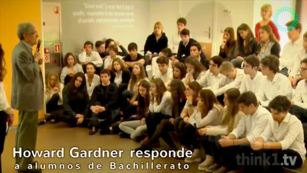 Howard Gardner responde a alumnos de Bachillerato